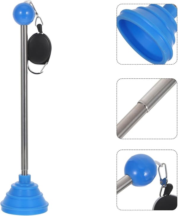 Golf Ball Retriever Telescopic 28-65 cm Extendable Golf Ball Picker with Suction Cup