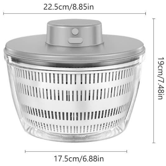 Salladsslunga - Automatisk - 4000ML - Multifunktionell - Lätt att rengöra - Hållbar