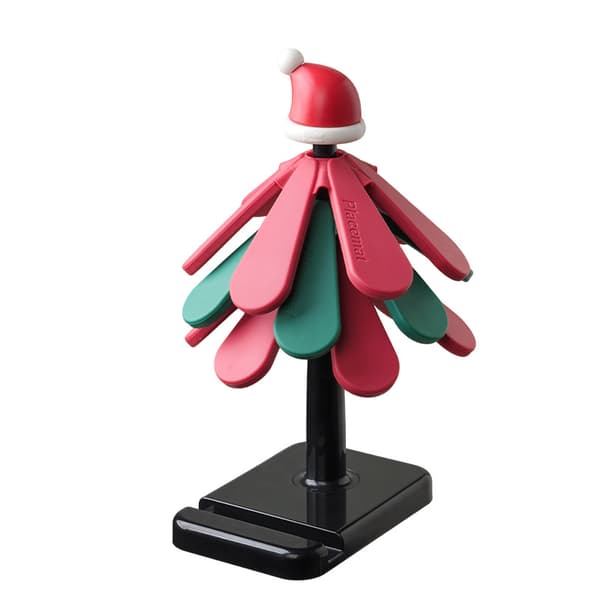 Coasters Silicone Coasters Tree Shaped Coasters Insulated Coasters Washable Christmas Table Mats Coffee Coasters Tree Coasters Insulated Coasters