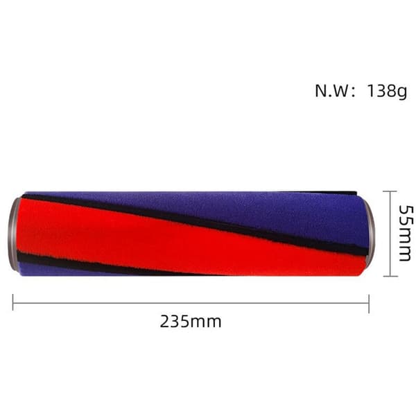 Soft Roller Brush Head Replacement for V6, V7, V8, V10, V11 Fluffy, Home Cleaning Spare Parts