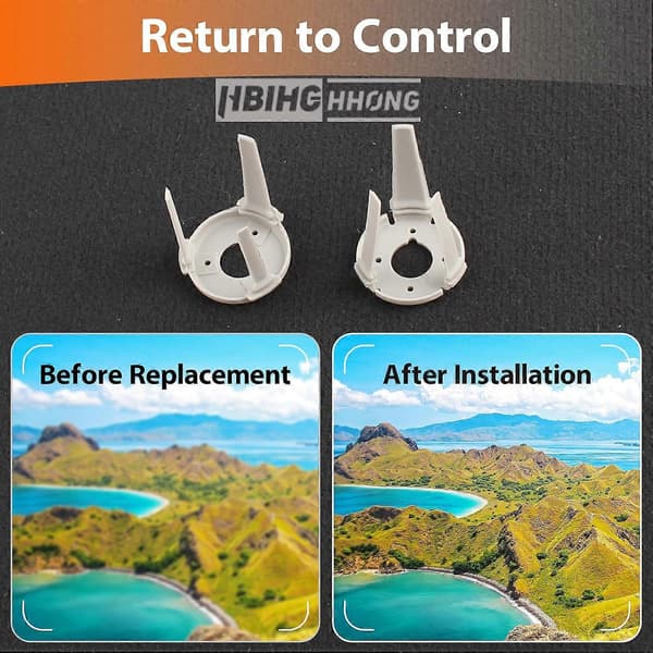 Gimbal Damper Rubber Kit for DJI Mini 4 Pro, Restore Stability, Reduce Vibration, Left and Right Replacement with Tools (FMY)