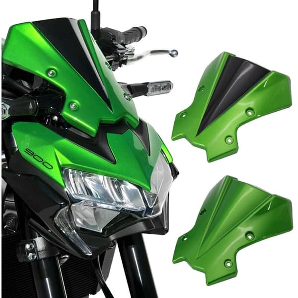Motorcycle Windshield Screen with Bracket Suitable for Z650 Z900 2020 Accessories Green