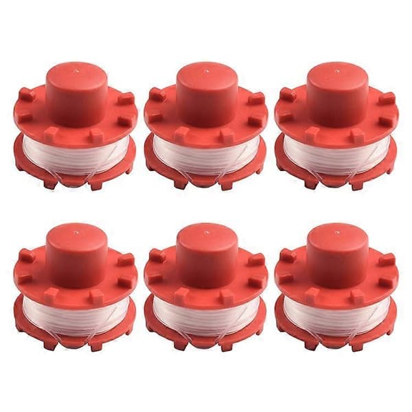 6 stk. kompatible for Einhell GE-CT 36 / 30 Li E-Solo gressklipper 3405096 spoleerstatning [DB] MultiColor MultiColor