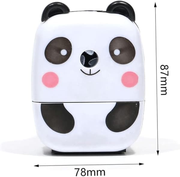 Panda Shaped Manual Pencil Sharpener, Office Supplies, Cute Rotary Desk Sharpener