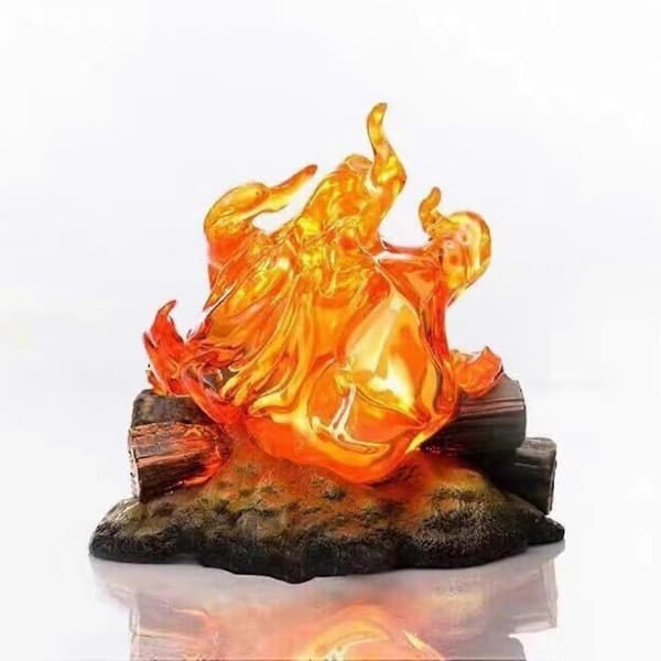 Calcifer Night Light Desk Home Decor Cute Cartoon Candlestick Bedroom Lamp
