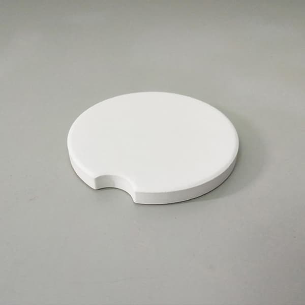 Sublimation Ceramic Blanks Easy Cleaning 24 Pcs Round Shape Protects Car Cup Holders