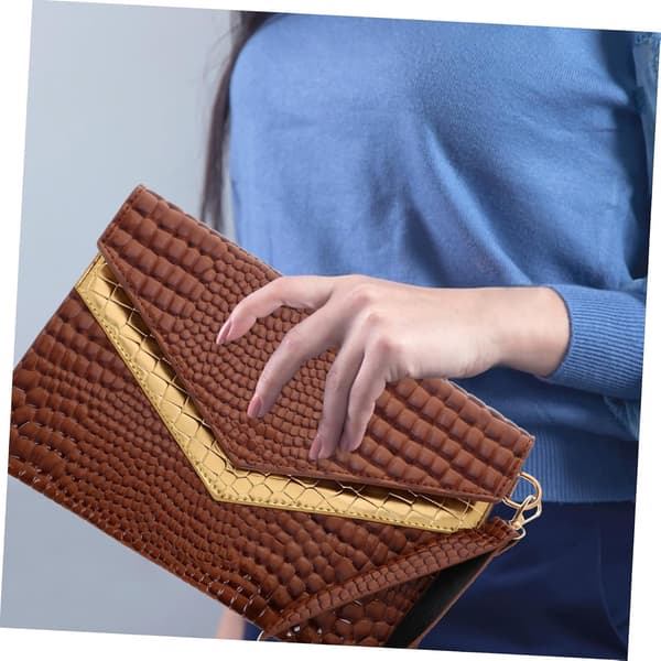 Stylish Minimalist Envelope Clutch Bag Retro Pattern Lightweight and Versatile Handheld Bag
