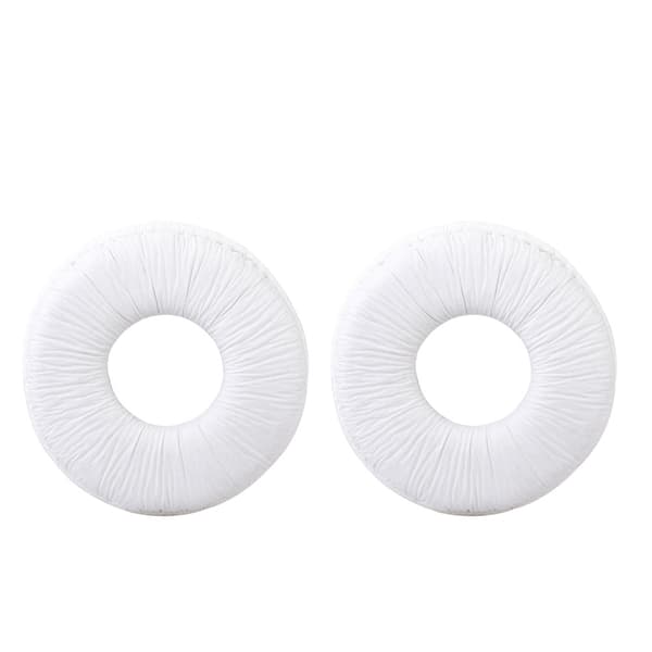 Ørepuder 70MM Hvide Høj Elasticitet Holdbare Bløde Komfortable Ørepuder til MDR ZX100 ZX300 Headset