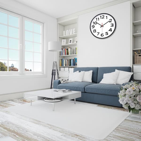 Wall Clock Silent Non-Ticking 12 Inch/30CM Modern Wall Clocks Decorative Quality Analog Quartz Clock Large