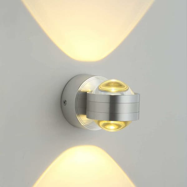 6W LED-seinävalaisin puolipallo seinälamppu lämmin valkoinen?
