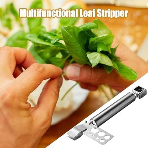 17,8x6 cm Kitchen Tool for Removing Leaves - Hand Ripper Vegetable Peeler Stripper | Vegetable Peeler for Kitchen | Onion C