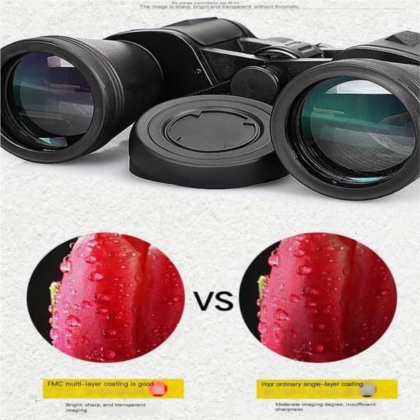 20x50 Binoculars Telescope Night Vision Low Light Binoculars Non-Red Telescope Outdoor Binoculars