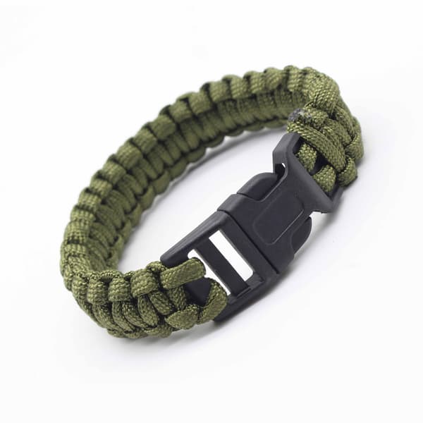 Paracord-armbånd Oliven