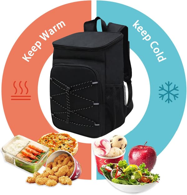 Small Camping Cooler Backpack Insulated Lunch Backpack, Leakproof Travel Cooler Bag, Large Capacity Thermal Bag