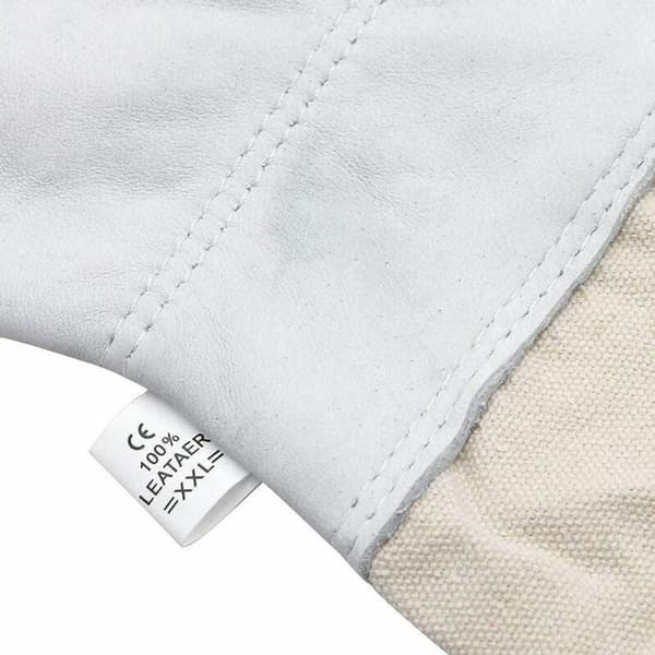 Getskin bikubehansker i geiteskinn, ventilerte bomullsermer, XX-Large