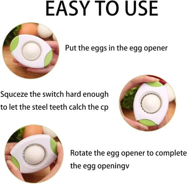 Eggshell Scraper for Soft or Hard Boiled Eggs, Kitchen Utensil for Eggshell Scraper, Quickly Cut Off the Top of a Hard Boiled Egg Blue Blue