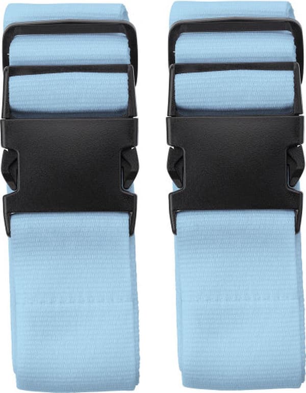 Kuffertrem - 180cm - Bagagerem - 2 stk. - Lyseblå