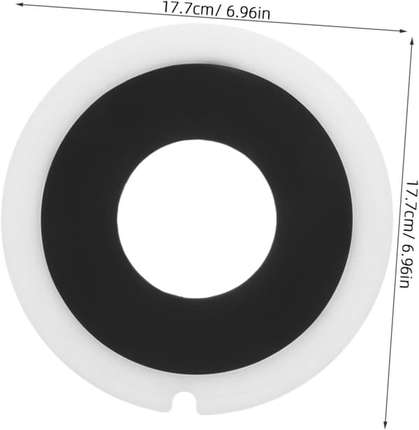 2-piece replacement gasket, durable and easy to install, toilet cistern repair accessory, compatible