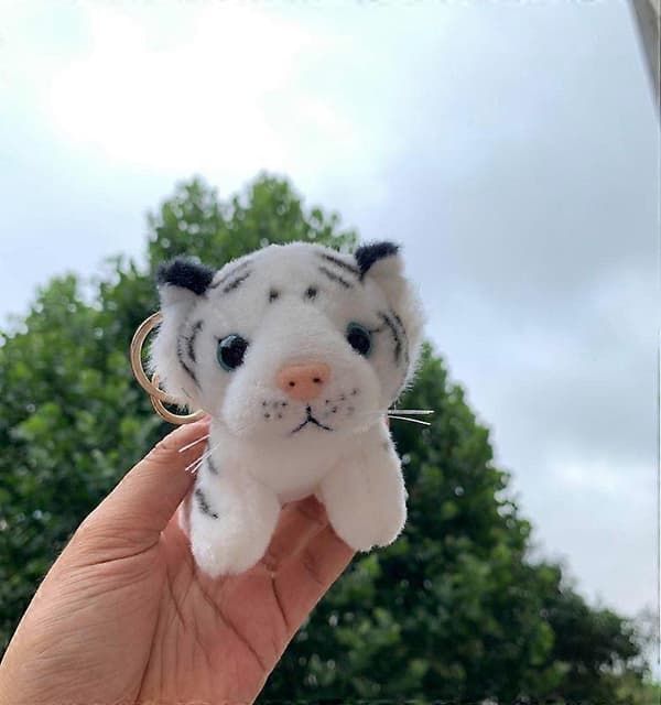 Udstoppede tiger, nøglering med tøjdyr, stykker