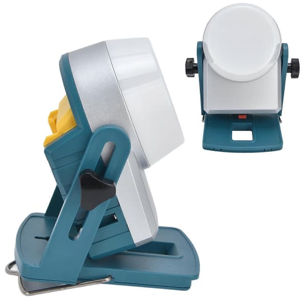 Bærbar 18W LED-arbeidslampe med krok, kompatibel med Bosch 14V/18V litiumbatteri