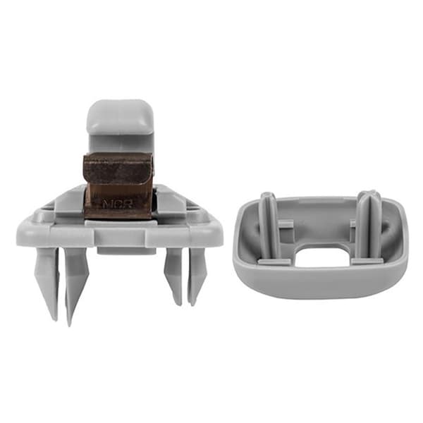 2pcs Car Sun Visor Clip, Fine Workmanship, High Reliability, Sun Visor Clip Holder - Grey Grey