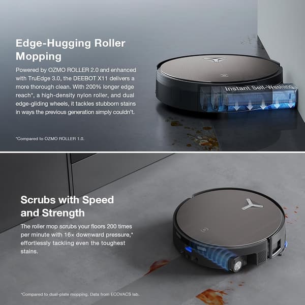 Replacement Kit Compatible with Ecovacs Deebot X11 Series Robot Vacuum Cleaner - Keep Your Vacuum in Top Condition 287