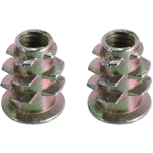M4x10mm Skruvmutter Gränssnitt Gängad Insats 60st för Trämöbler