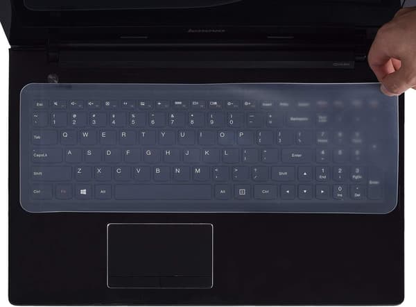 Universal Silicone Keyboard Protector for 15, 15.6, 16, 16.4, 17, 17.1, and 17.3 inch Laptops.