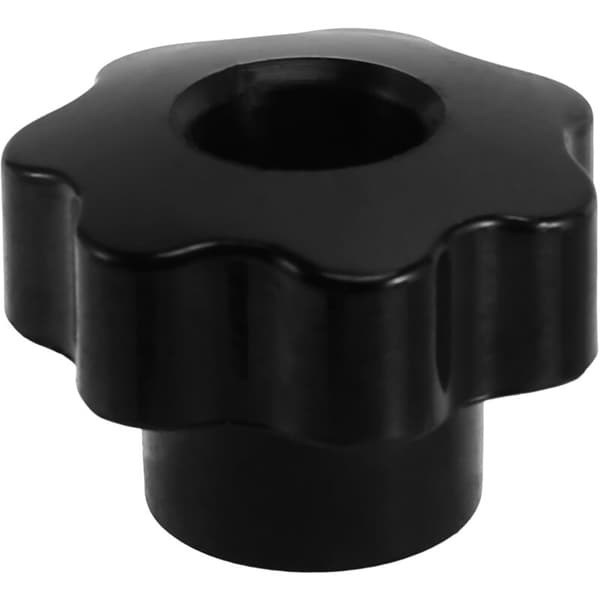 10 Pcs Series Nuts Knob Handle Machine Tool 7 Star Knobs 8mm Female Thread Copper Core M8X32 (Through Hole)