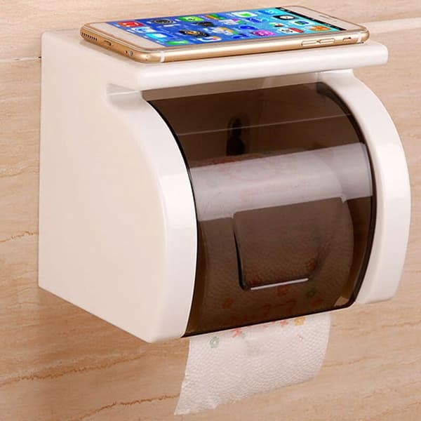 WC-paperilaatikko WC-paperirulla Paperirulla Vedenpitävä Leimarulla Pidike Imukuppi
