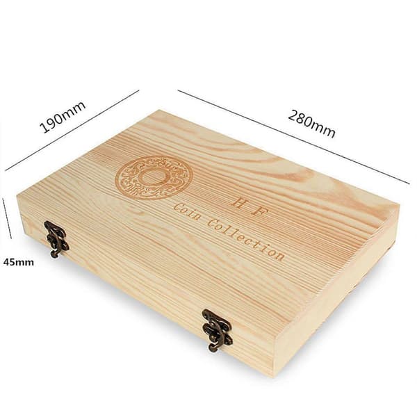 18/21/25/27/30 mm Foam Gasket Coin Capsules Organizer with Storage Box