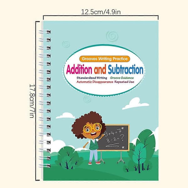 Magiska övningsböcker med spår för barn för penkontroll, klassrumsinlärningshjälpmedel Bundle Bundle