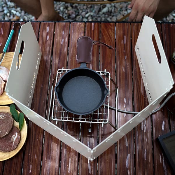 Fällbar lägereldgrill, bärbar campinggrill lämplig för utomhuscamping, matlagning, vandring, fest, backpacking, resor, fest