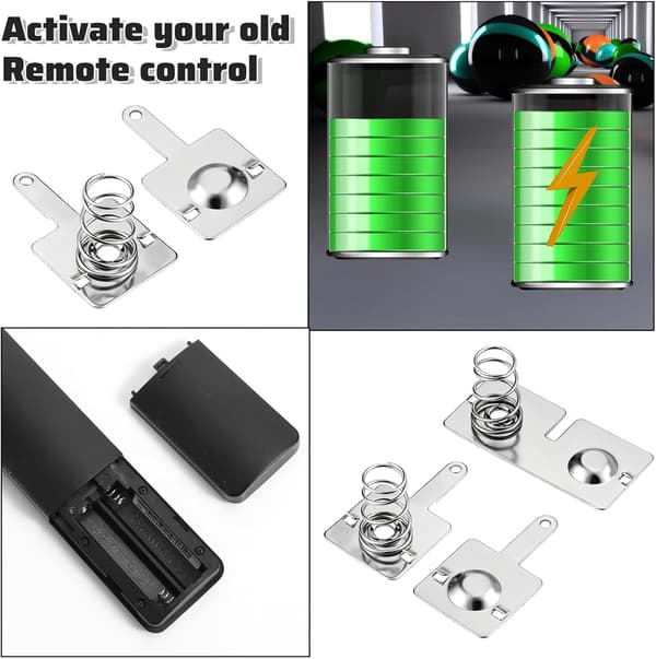 15 par AA batterikontakter pladeterminal fjederkontakt