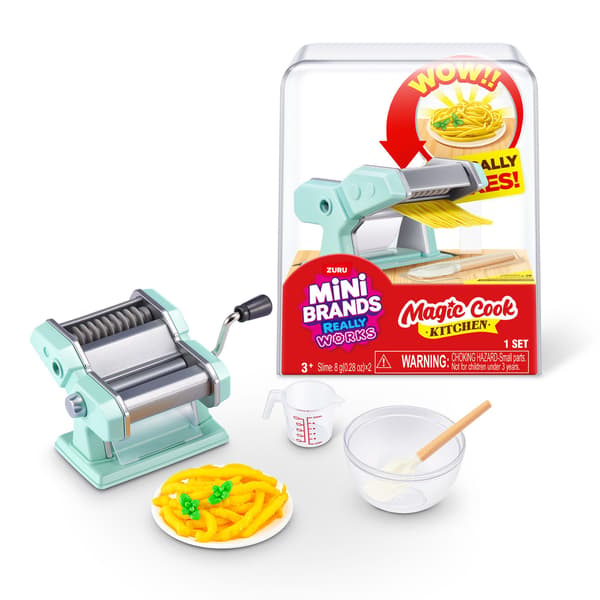 Mini Brands Magic Cook Kitchen Turquoise Pasta Machine Multicolored Multifärg multicolor