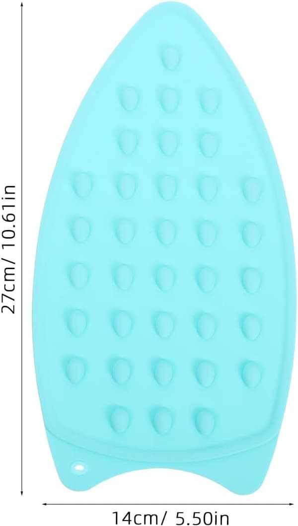 Silicone Iron Rest Pad with Hanging Hole and Heat Insulation, Heat Resistant Ironing Mat with Flat Surface