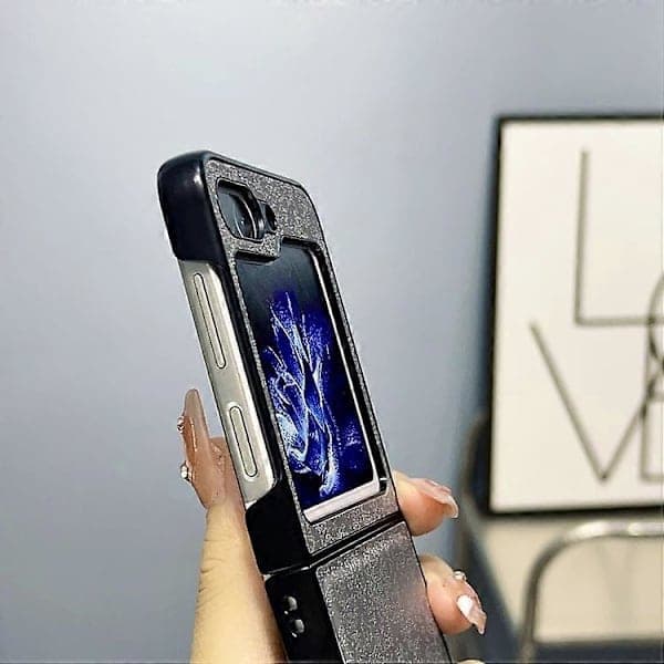 Stötsäkert PC-material mobilskal med planettextur för Samsung Galaxy Z Flip5