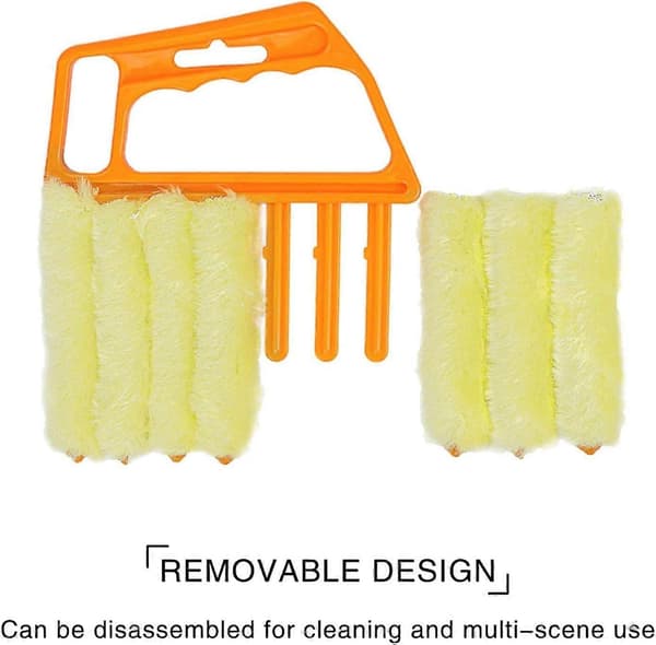 Wet Dry Blind Cleaner Brush with Ergonomic Handle Blinds Home Care & Cleaning Tool Damp Duster