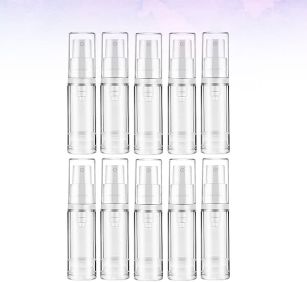 10 st 5 ml påfyllningsbar resesprayflaska bärbar läckagesäker