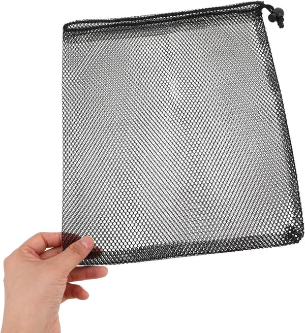 Golf Ball Net Drawstring Bag Large Capacity Nylon Mesh Holder Sports Balls Storage Bag