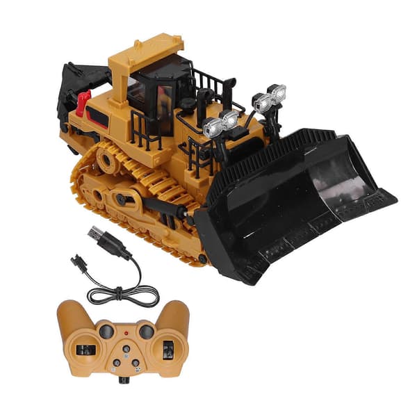 24CH Remote Control Engineering Vehicle Toy Tracked Tractor for Kids Gift