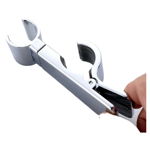 Handheld Shower Holder, Fixed Seat, Slide Sleeve, Can Clamp Shower Lift Rod to Fix the Middle Insert