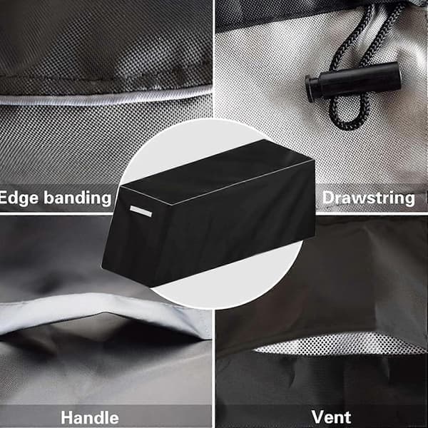 Waterproof Covers for Exercise Bench, Sit-Up Board Protector, Heavy Duty Dustproof Cover for Workout Bench, Adjustable Drawstring, Vent (FMY)
