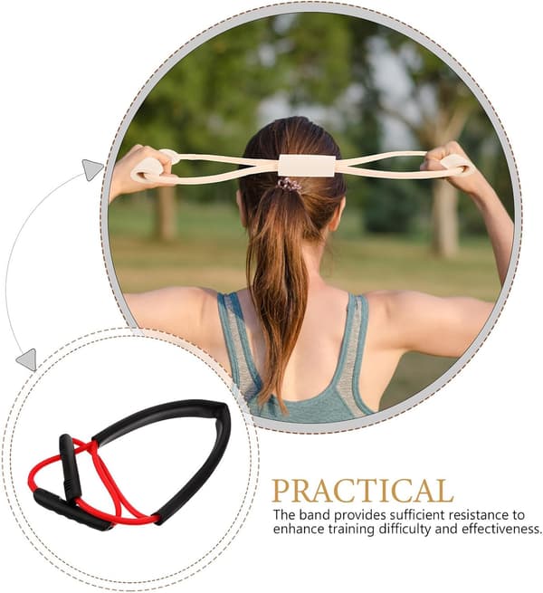 Boxing Elastic Resistance Band 15lb with Fixed Strap, Training Accessory for Kickboxing and Taekwondo