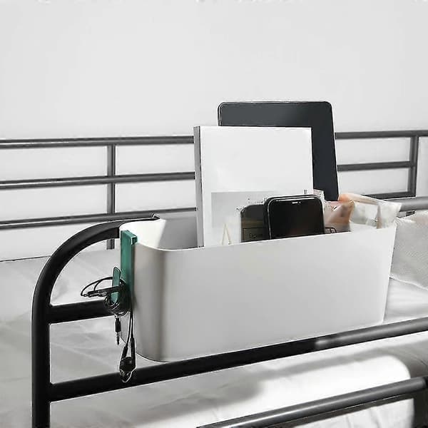 Bedside Table Bed Shelf Pockets Storage Holder for Storing Remote Controls Mobile Phone Charging Bed Living Room Bathroom -Sy