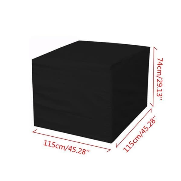 Suojapeite - TEMPSA - Puutarhapöytä - Vedenpitävä - Repäisynkestävä - 115x115x74cm