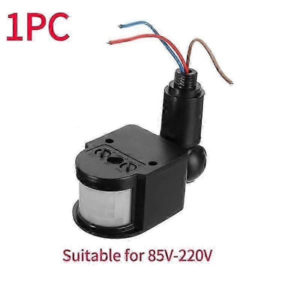 220V 12V Automatisk Infrarød PIR Bevægelsesdetektor LED Bevægelsessensor Vægmontering Timer Udendørs 12 Volt Sensor Lysafbryder