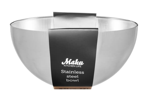 Rustfri stålskål 24 cm | 3,5 L | Maku Kitchen Life Silver silver