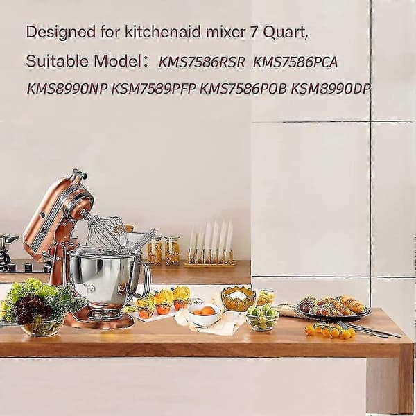 KitchenAid 7 Quart Mixer Piskeris - 11-Tråds Design for Effektiv Blanding (LGL) As shown