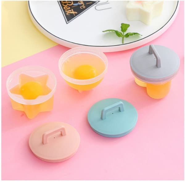 Egg Cooker for the Kitchen — For Making Breakfast — Egg Fryer — Creative Home Gadget (Includes Oil Brush)